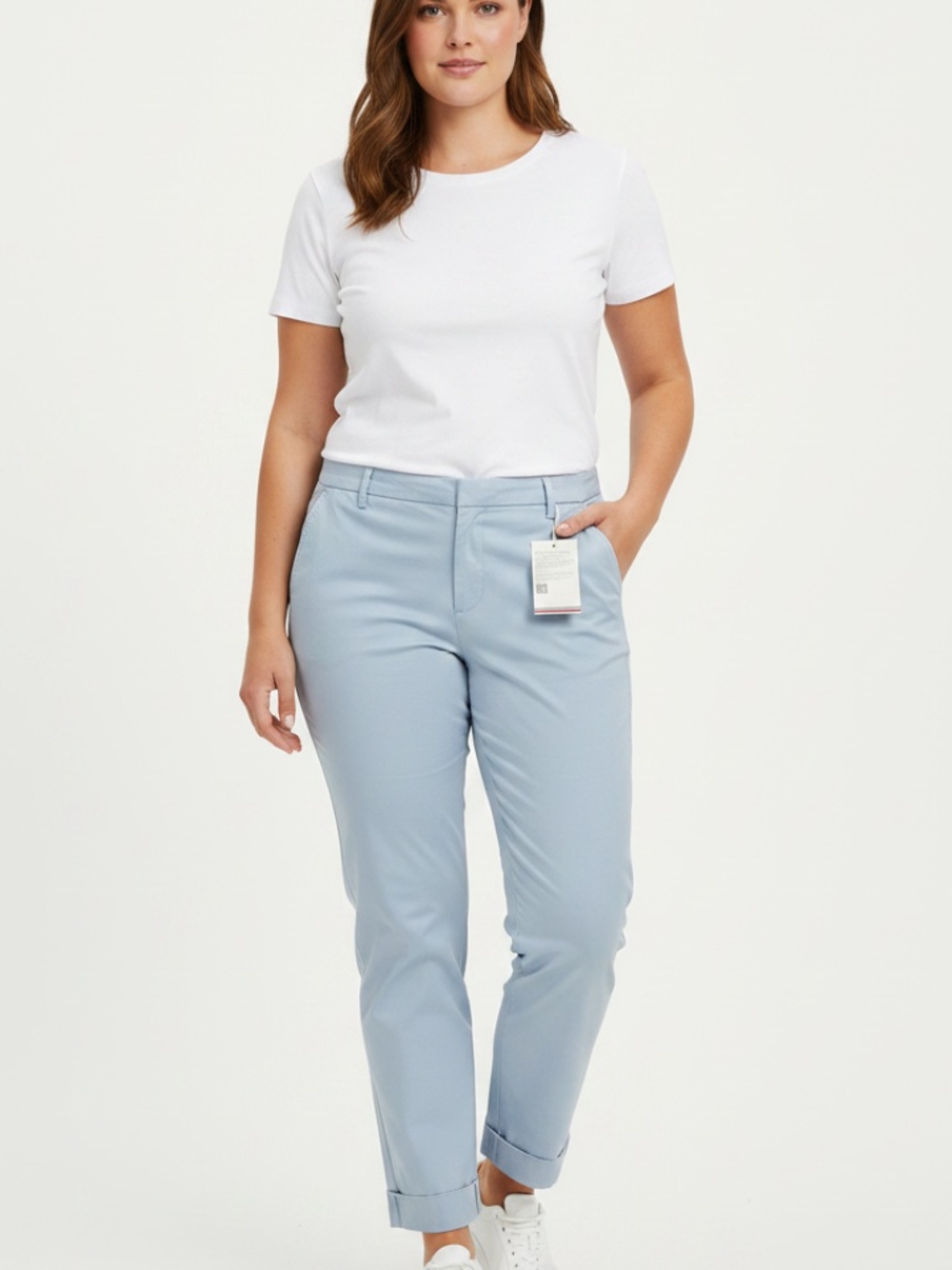 NWT Tommy Hilfiger light blue chino style pants. 14